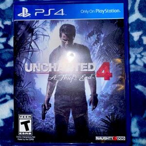 Uncharted 4 Playstation PS4 video video game